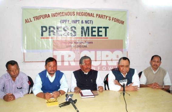 Tripura Tribal regional parties held press conference 